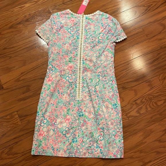 Lilly Pulitzer Braelin stretch shift in love bug resort, white - Picture 4 of 5